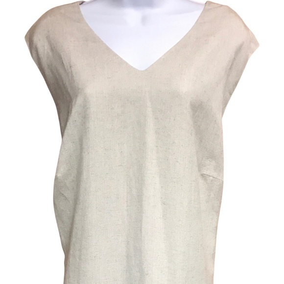 Harve Benard Linen Sleeveless Dress - Picture 1 of 4